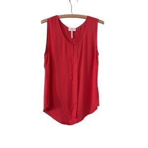 Women's Laundry by Shelli Segal Medium Coral sleeveless blouse brand new NWOT